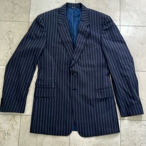Paul Smith suit and pants 42 navy white stripe